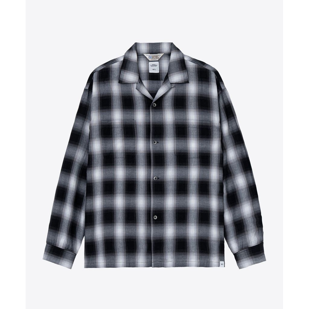 BEDWIN & THE HEARTBREAKERS FIVE BROTER Ex. L/S CHECK SHIRT "VIN"