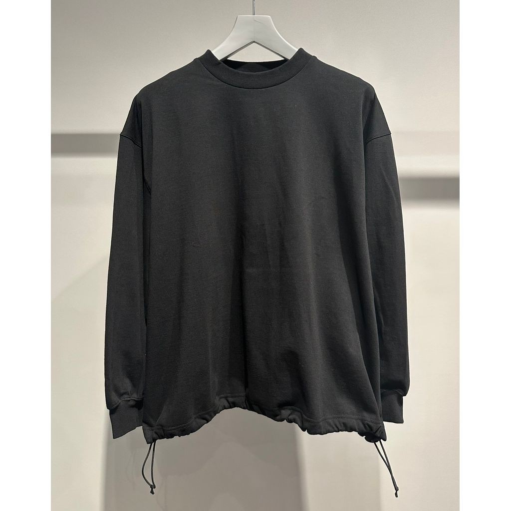 Rakuten - 【MADE IN JAPAN】LINEAGE BALLON SOLID L/S TEE（SUPER BLACK）