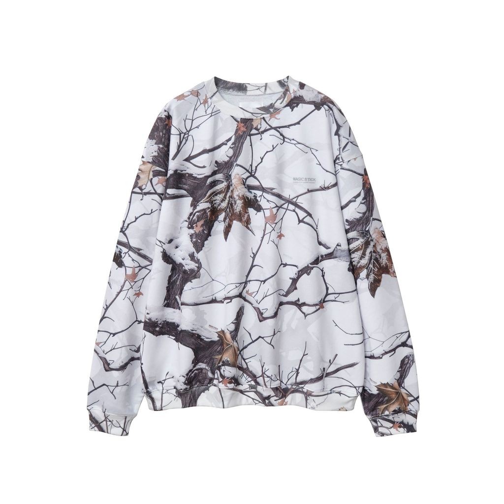 Rakuten - MAGIC STICK WHITE SNOW CAMO CREW