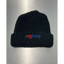 aNYthing CLASSIC LOGO BEANIE