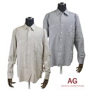 【●ポイント最大5倍！4/20限定！】エージージーンズ AG JEANS シャツ DUAL PKT SHIRT 7538LWT アドリアーノゴールドシュミッド ロングスリーブシャツ デザインシャツ 春 秋 おしゃれ お洒落【marquee】