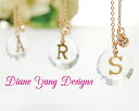 _CA  Diane Yang Designs SWAROVSI INITIAL CjV lbNX y_g lbNX  fB[X ANZT[ 킢    v[g Mtg ymarqueez