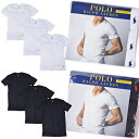 【★ポイント5倍 16日20時?】 ラルフローレン ラルフ 1ポイント 3枚パック Vネック Tシャツ POLO RALPH LAUREN CLASSIC FIT