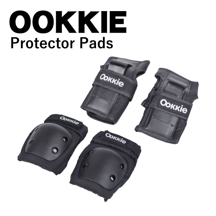 オーキー OOKKIE プロテクターパッド Protector Pads アームパッド ニーパッド ハンドパッド スケボー 初心者 子供 キッズ 安全 保護 子供用 おしゃれ 可愛い オシャレ アウトドア 誕生日 お祝い プレゼント 【mqe】