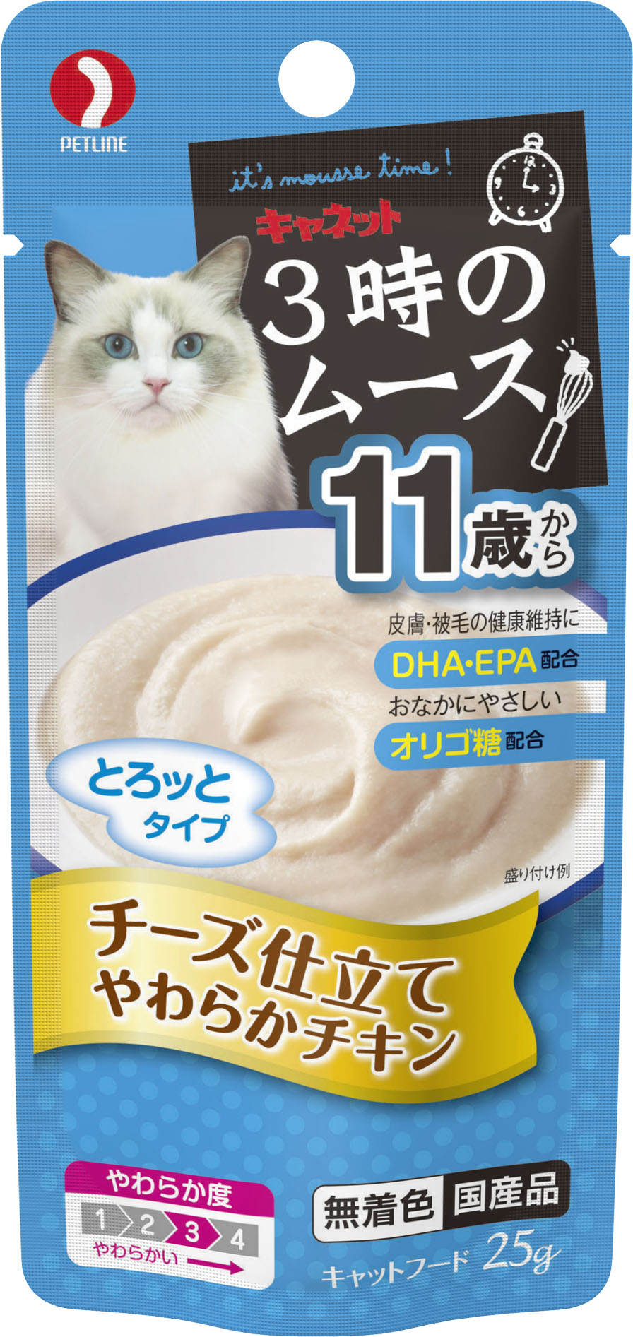 Rakuten - キャネット3時のムース11歳からチーズ仕立て25g [trmt]