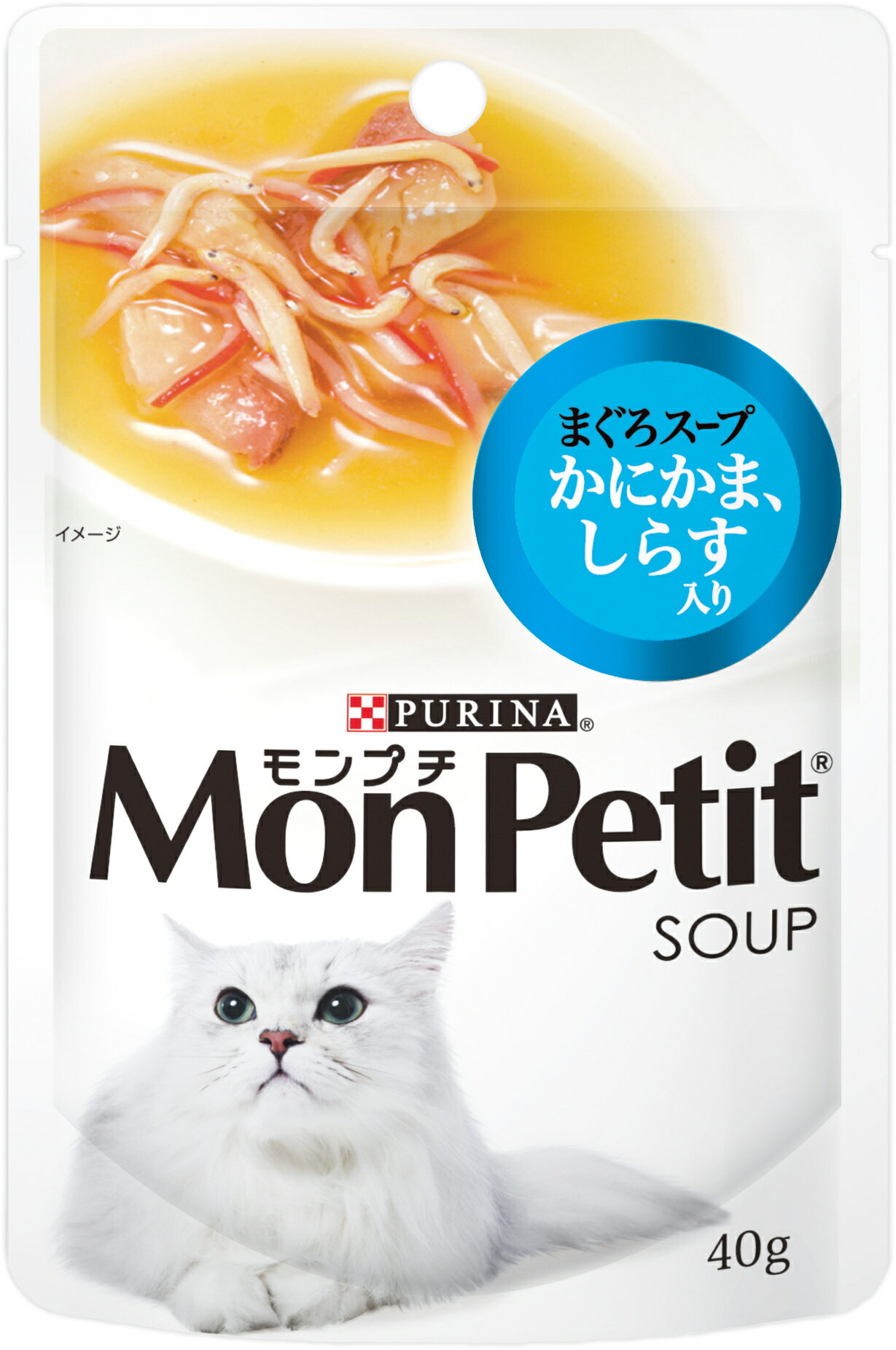 Rakuten - モンプチスープまぐろスープかにかま、しらす入り40g キャットフード スープ 猫の餌 副食 水分補給 [trmt]