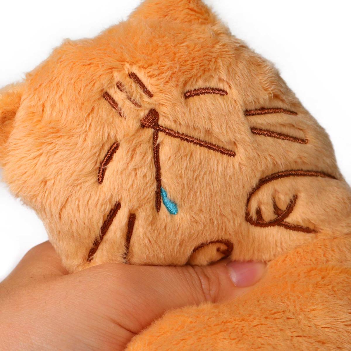 marqueeのキャティーマンあごのせにゃん眠枕ごろ猫へそ天 猫用枕 顎のせ枕 お昼寝 リラックス 快眠グッズ [trmt]｜アングル2