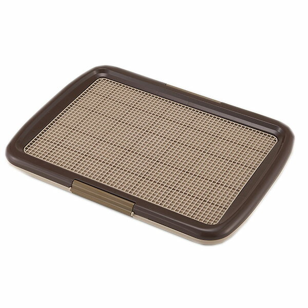 Tray Toilet Container - しつけるトレーメッシュプラスMブラウン [trmt]