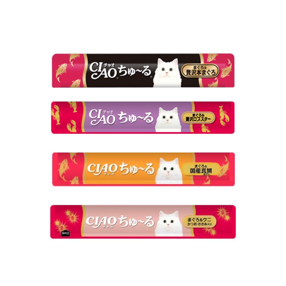 CIAOちゅ?る贅沢まぐろバラエティ14g×20本 猫用おやつ消臭効果 バラエティパック 国産 [trmt]