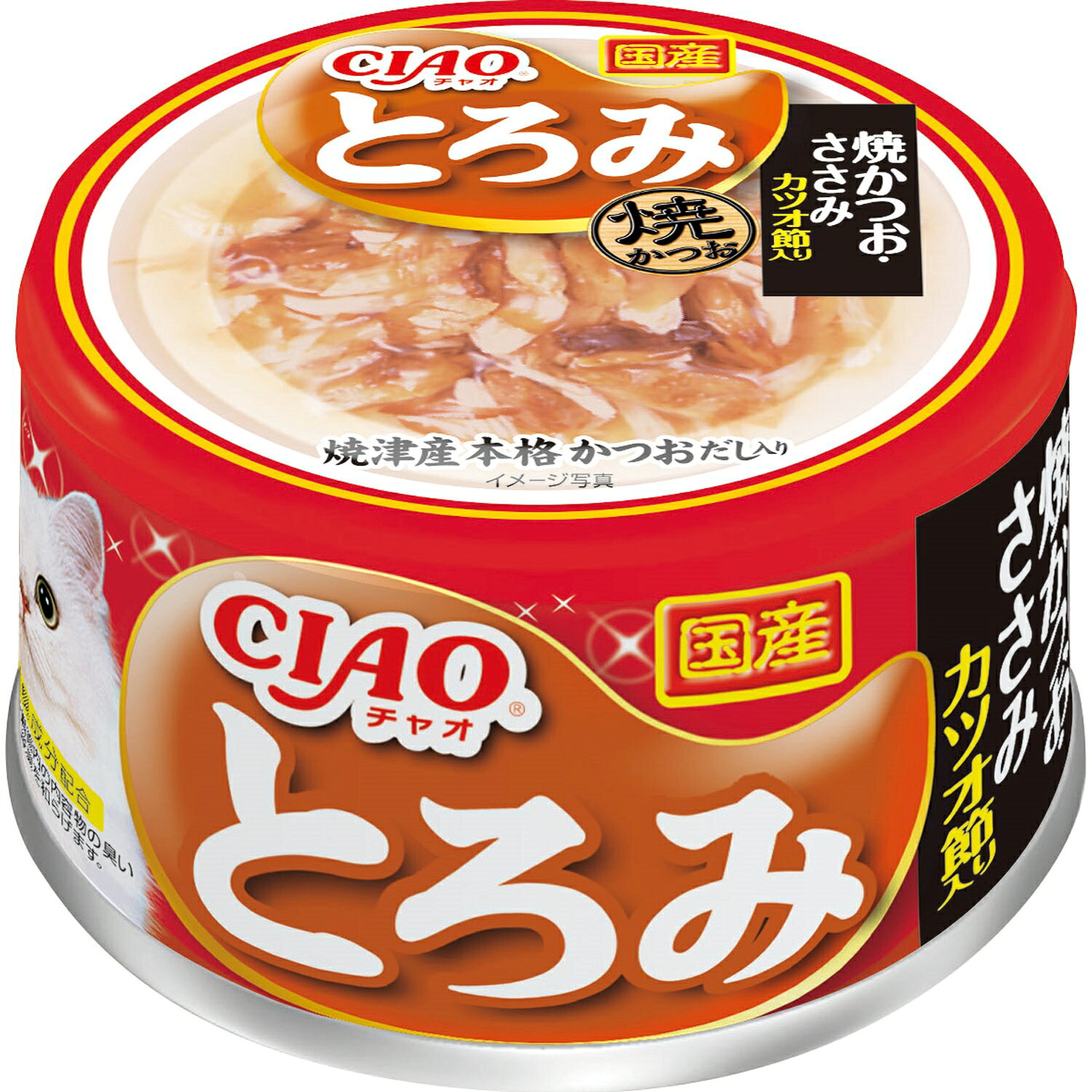 Rakuten - CIAOとろみ焼かつお・ささみカツオ節入り80g [trmt]