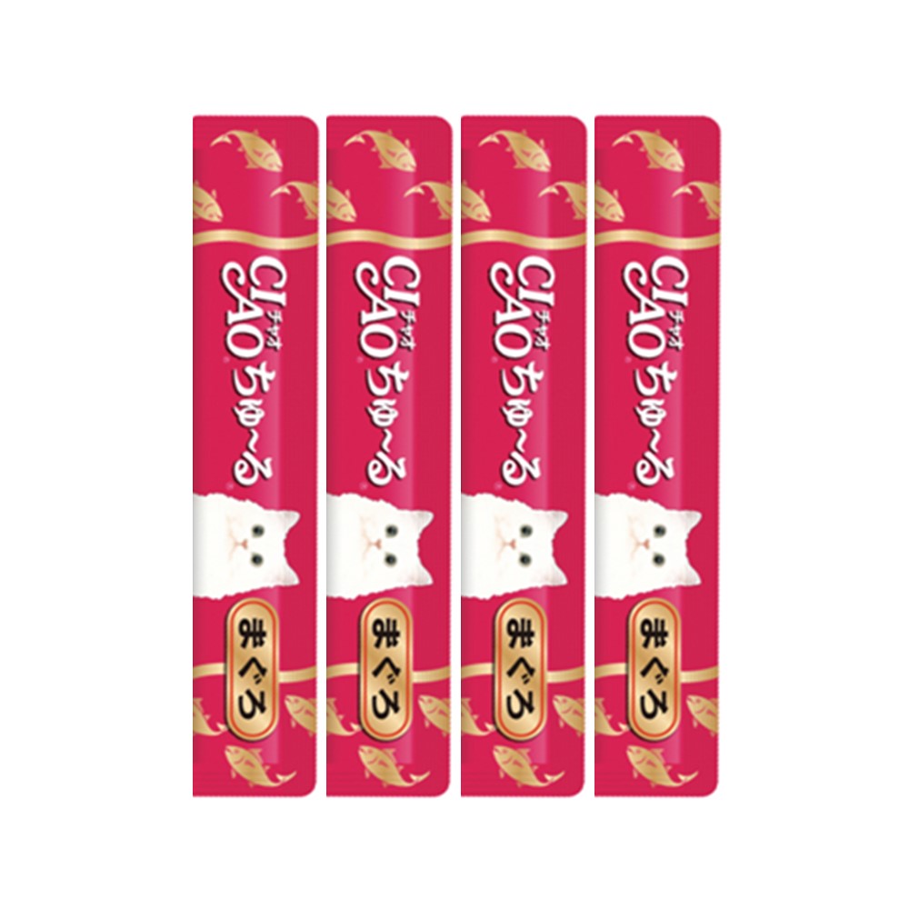 CIAOちゅ～るまぐろ14g×4本 猫用 キャットフード ペースト状 液状 おやつ 国産