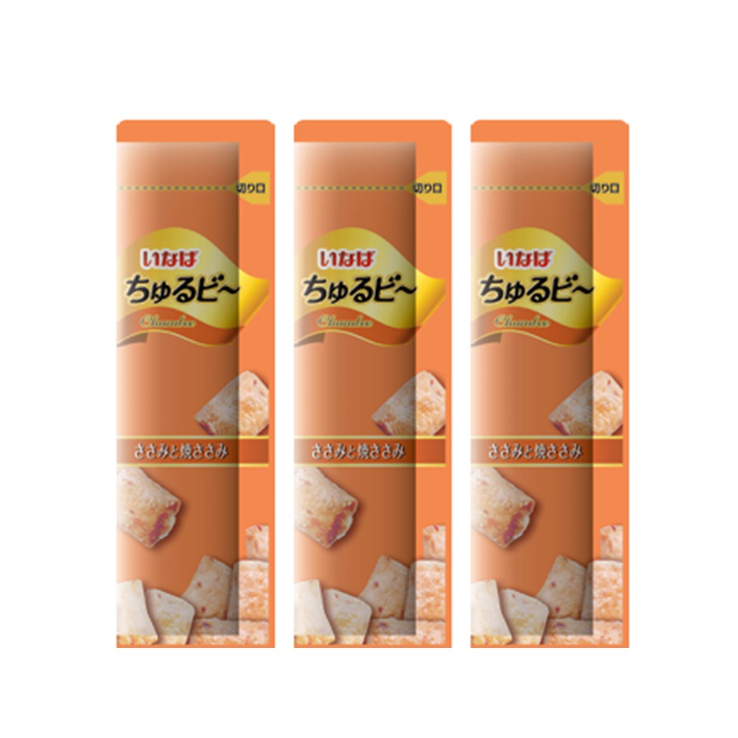 ちゅるビ〜ささみと焼ささみ10g×3袋 [trmt]