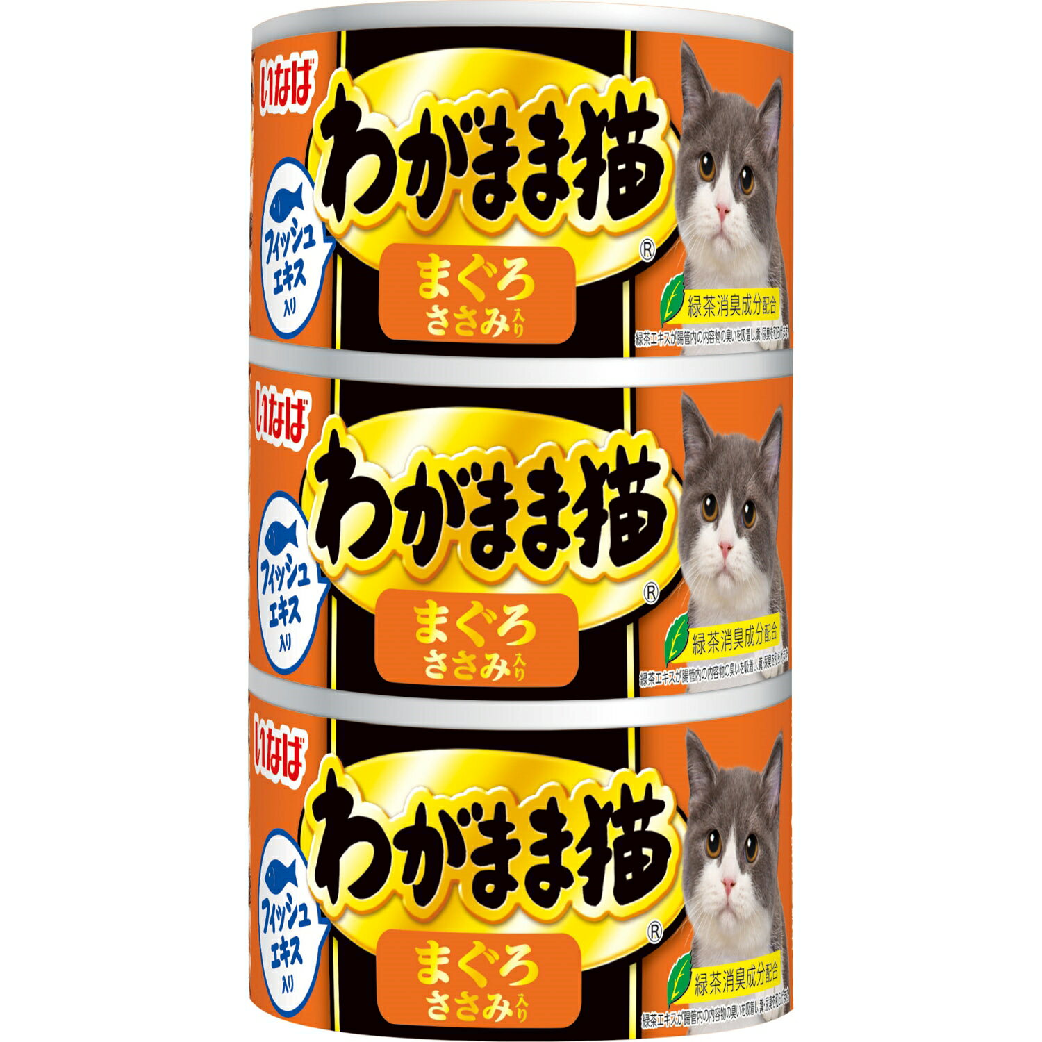 Rakuten - いなばわがまま猫3缶まぐろささみ入り140g×3 [trmt]