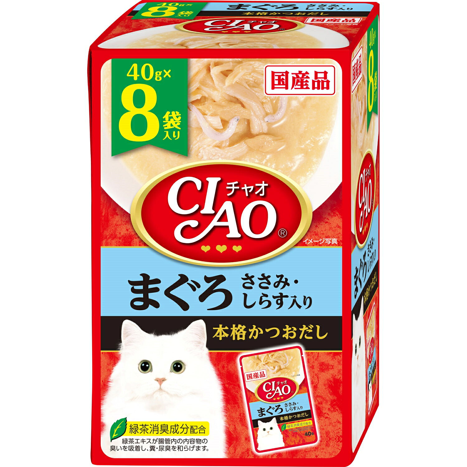 CIAOパウチまぐろささみ・しらす入り