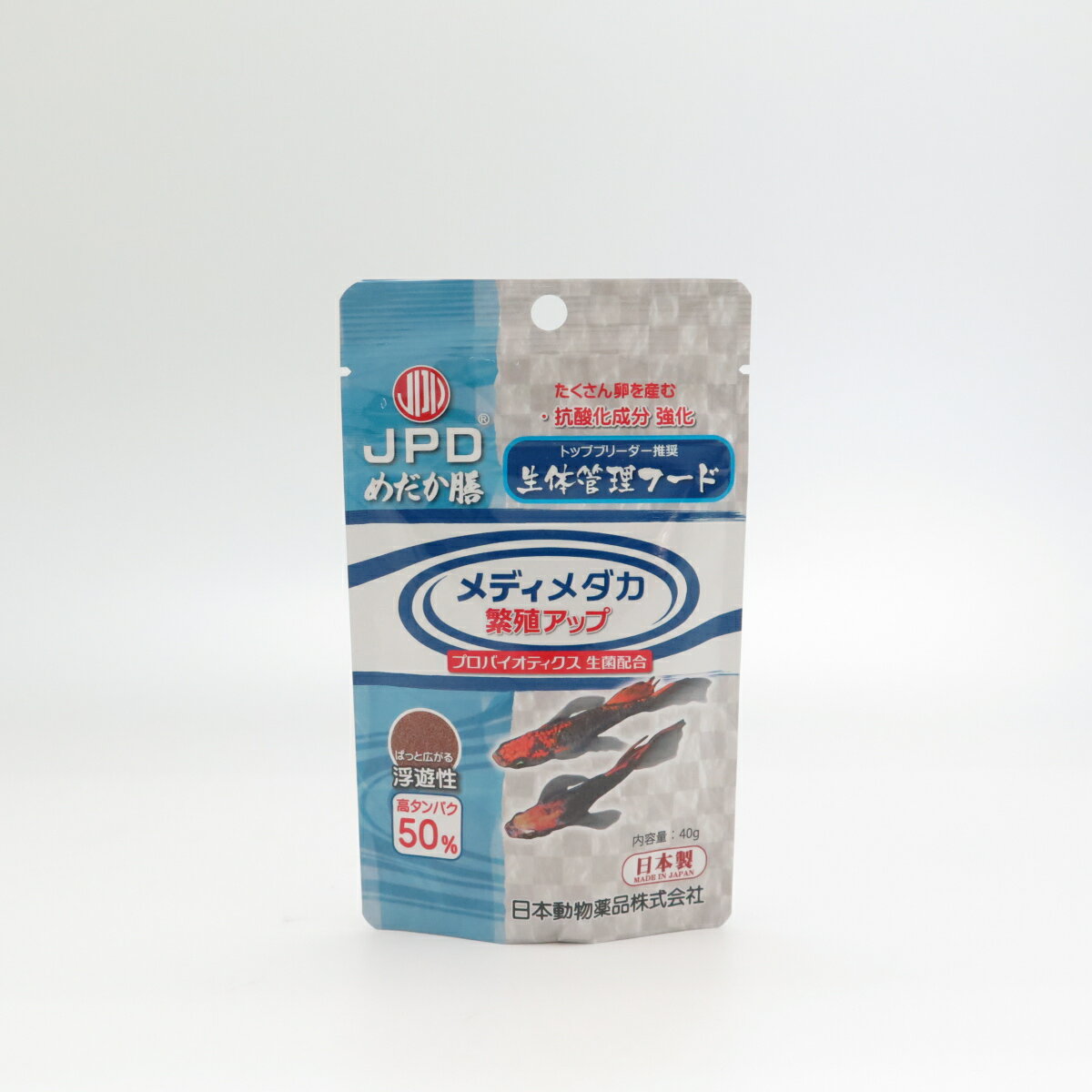 JPDめだか膳メディメダカ繁殖アップ40g [trmt]