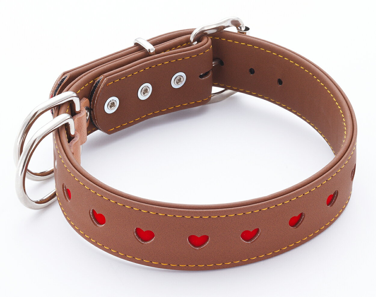 ペティオハーティ平首輪36mmブラウン [trmt]