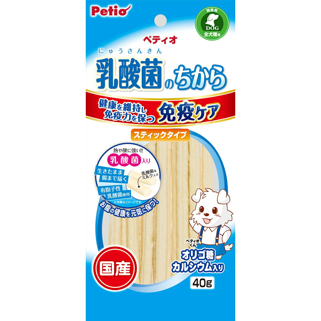 Rakuten - ペティオ乳酸菌のちからスティックタイプ40g [trmt]