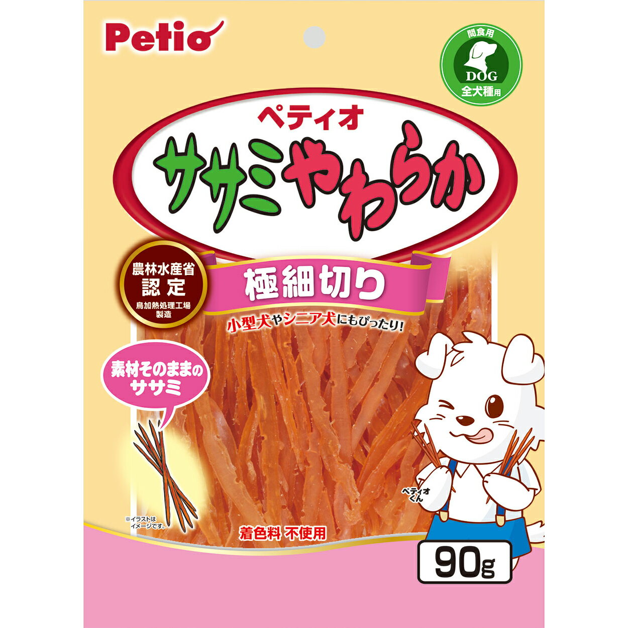ペティオササミやわらか極細切り90g [trmt]
