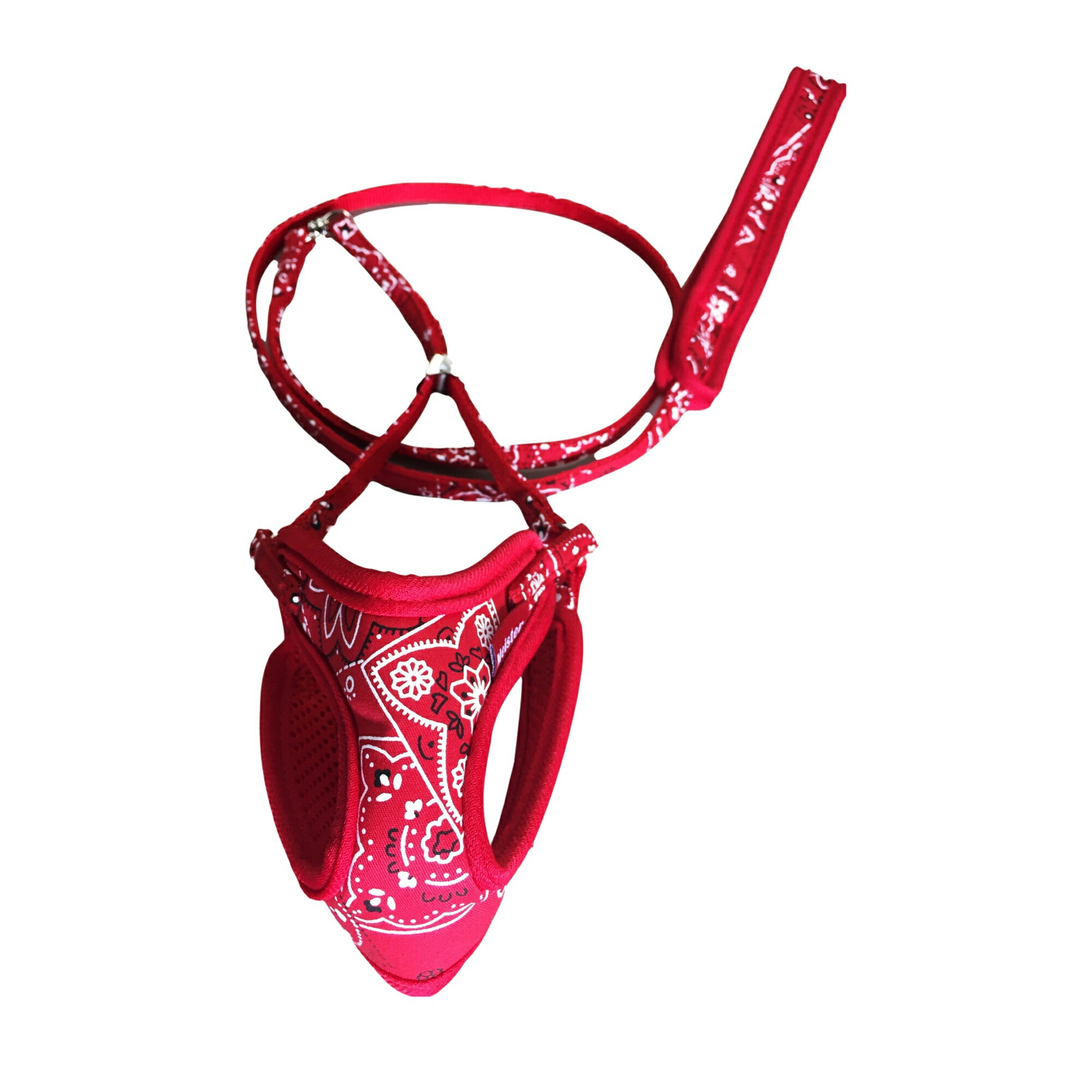 Leash - マイスターソフティハーネスリードバンダナ3Sレッド ハーネス ペット 犬用 ドッグ 用品 [trmt]