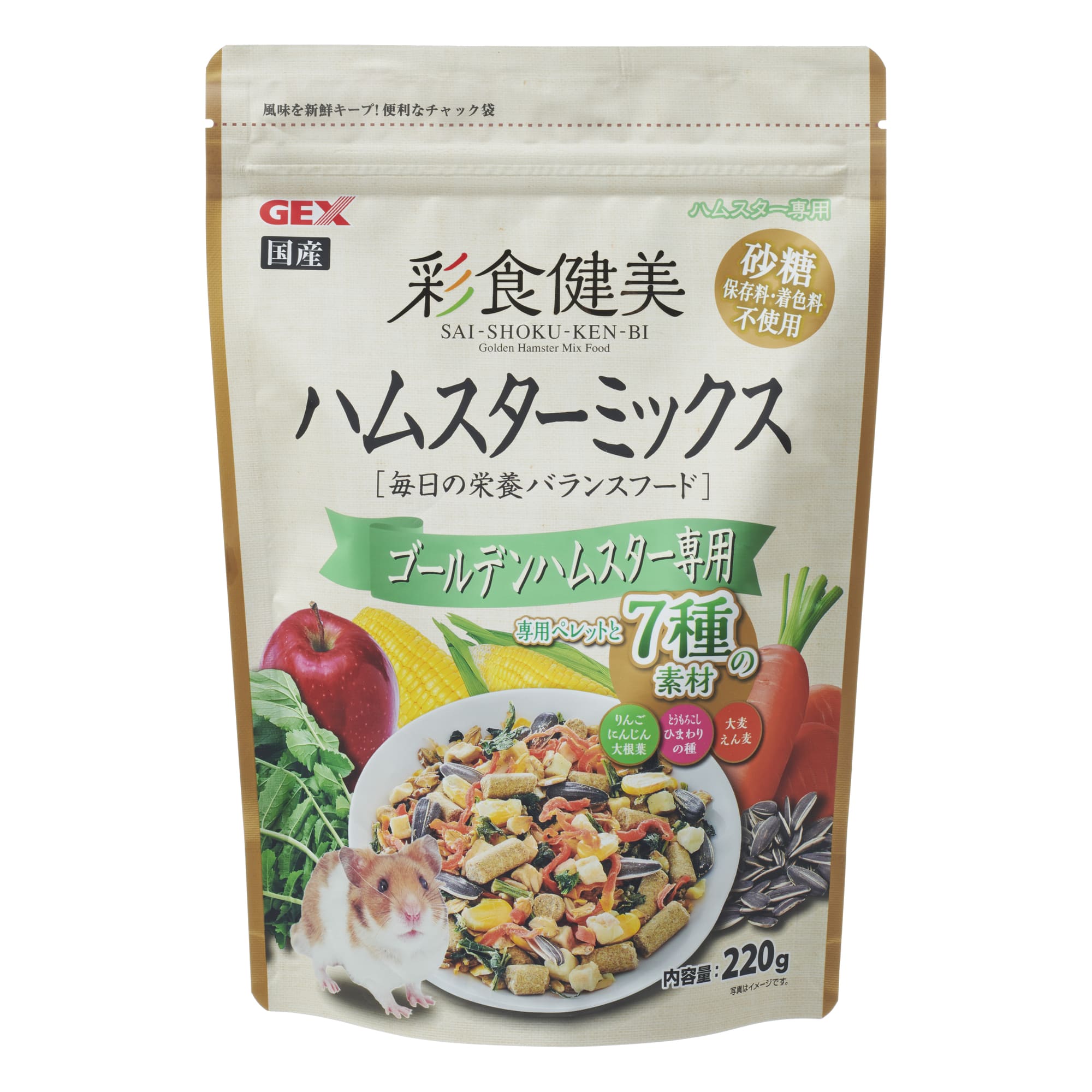 Rakuten - ジェックス彩食健美ハムスターミックスゴールデンハムスター専用220g [trmt]