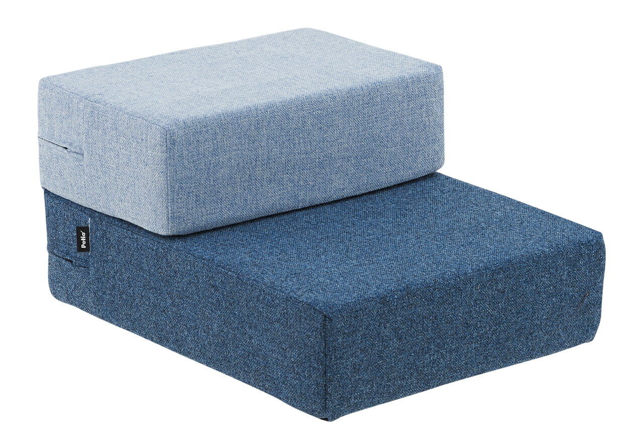 ペティオファブリッククッションステップオーシャンブルー [trmt]