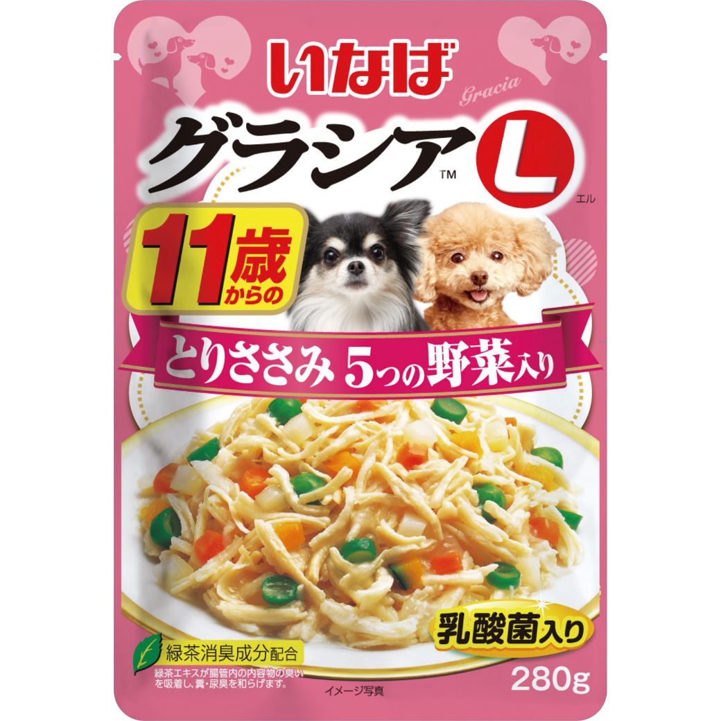 グラシアL11歳からのとりささみ5つの野菜入り280g [trmt]