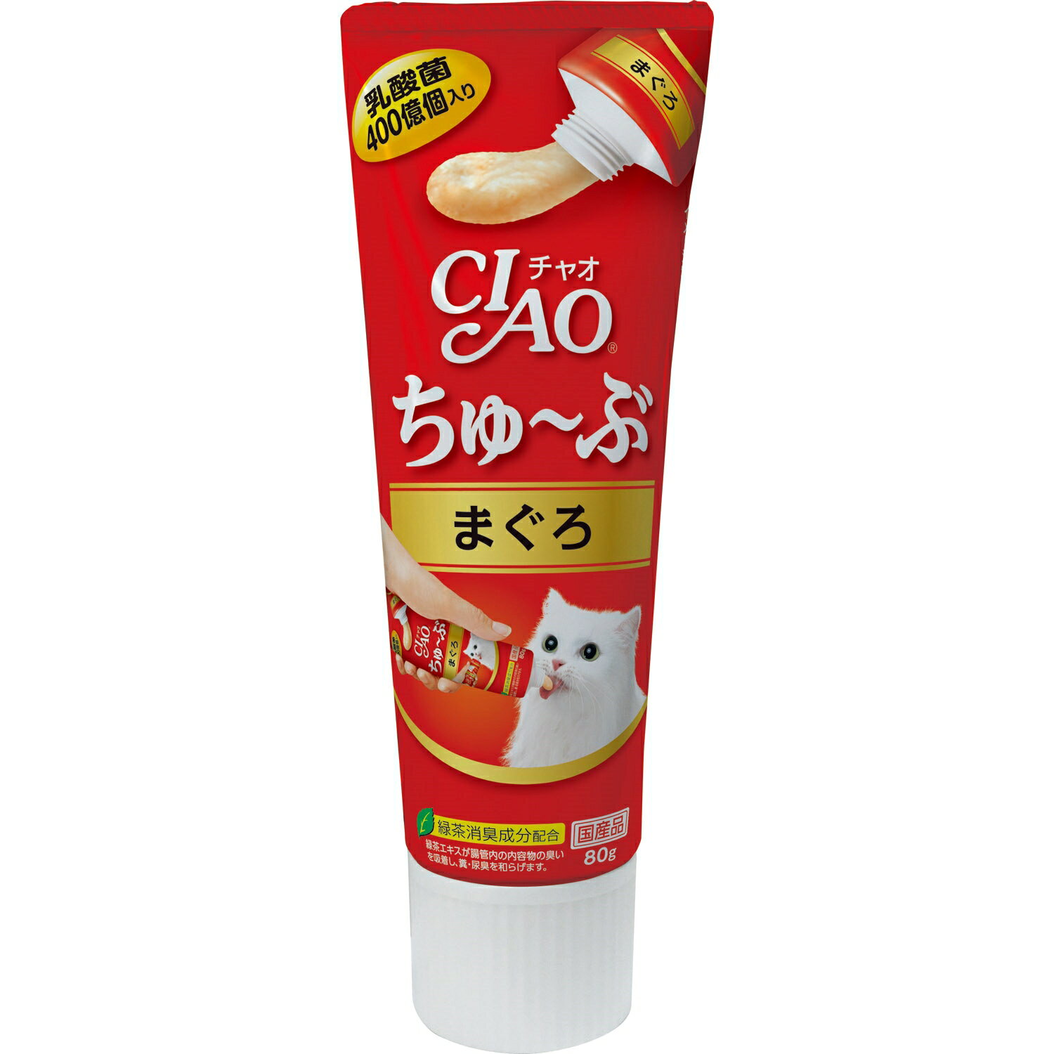 Rakuten - CIAOちゅ～ぶまぐろ80g 猫用 キャットフード チューブタイプ おやつ 国産 [trmt]