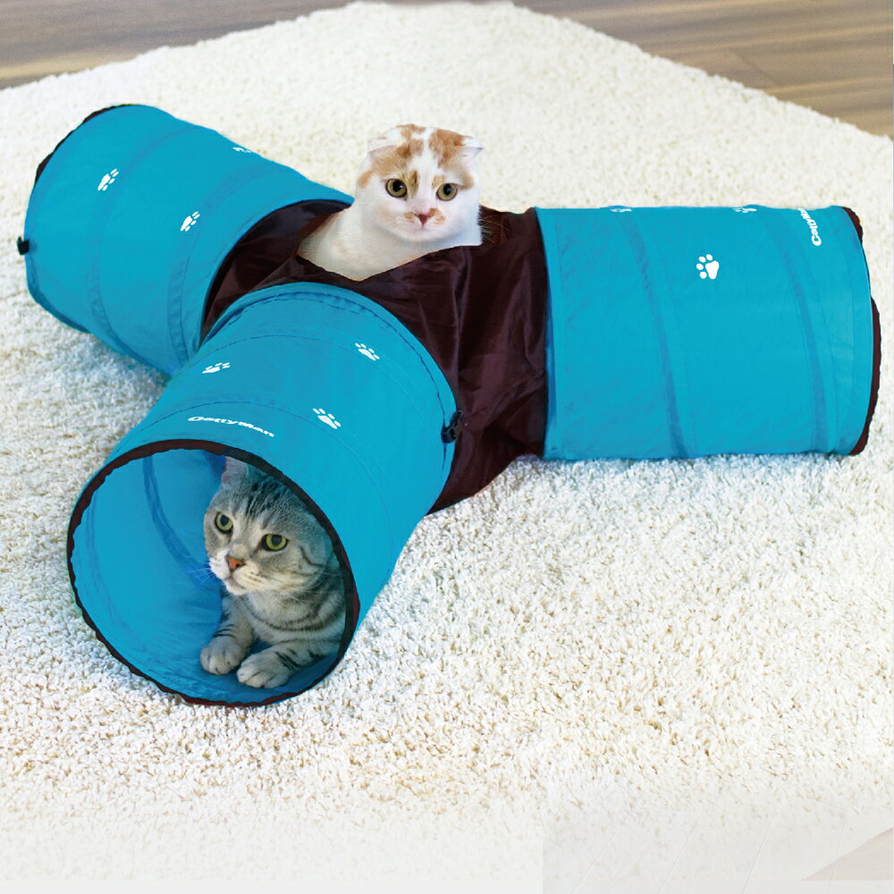 marqueeのキャティーマンペット遊宅コネクトンネル 猫用 キャット 用品 [trmt]｜アングル3