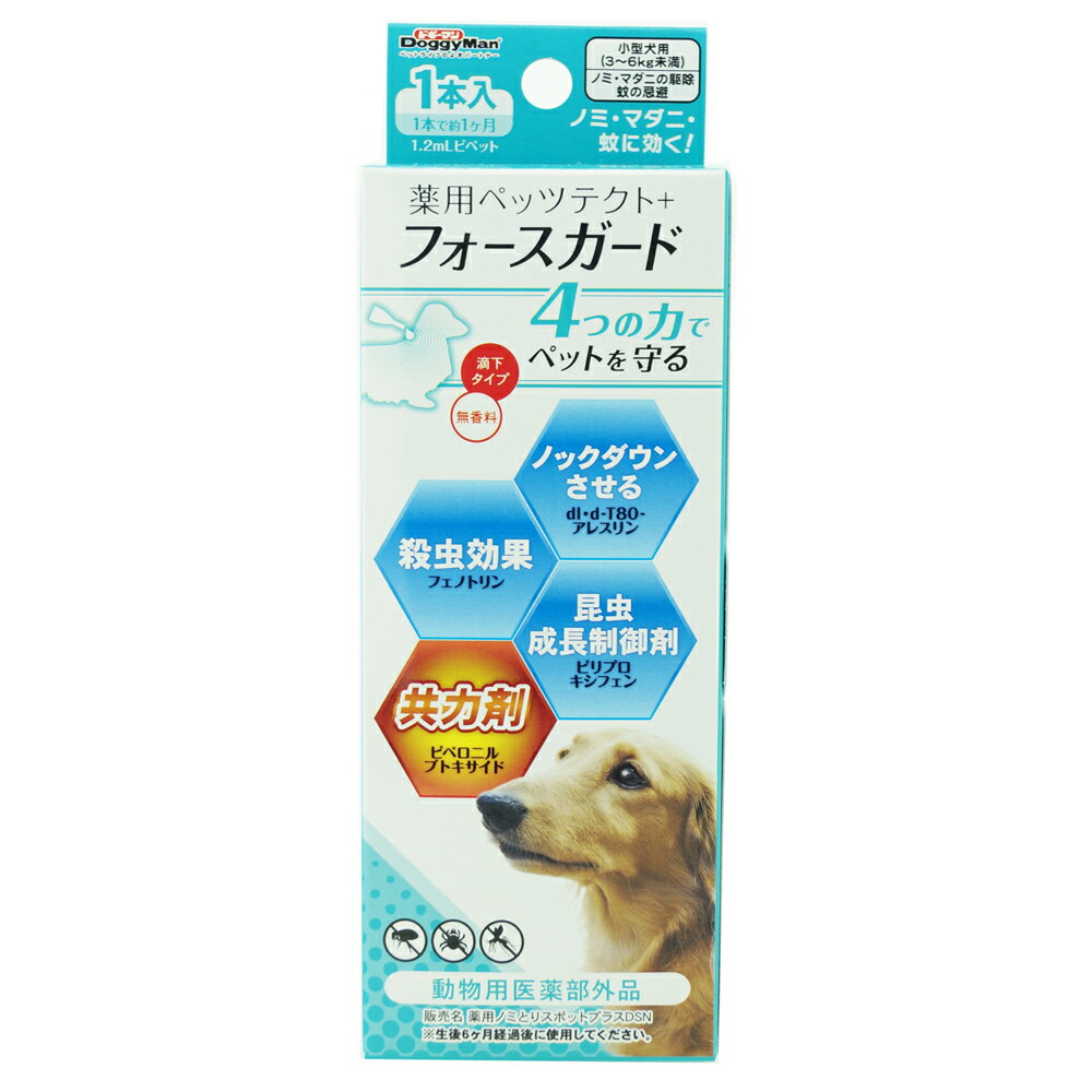 [商品サイズ(mm)]57×22×165[単品重量(g)]17 [原材料]有効成分：フェノトリン、dl・d‐T80‐アレスリン、ピリプロキシフェン／その他成分：ピペロニルブトキサイド他[商品説明]大切なペットを守る薬用ペッツテクト＋に、さら...