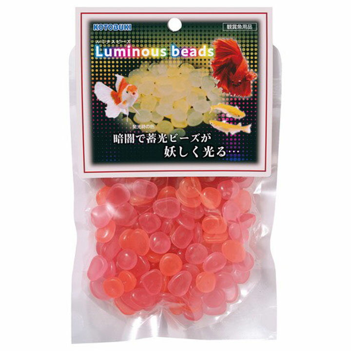 石, 佈置石 - コトブキ工芸 / ルミナスビーズ　ピンク 100g 【mqe】