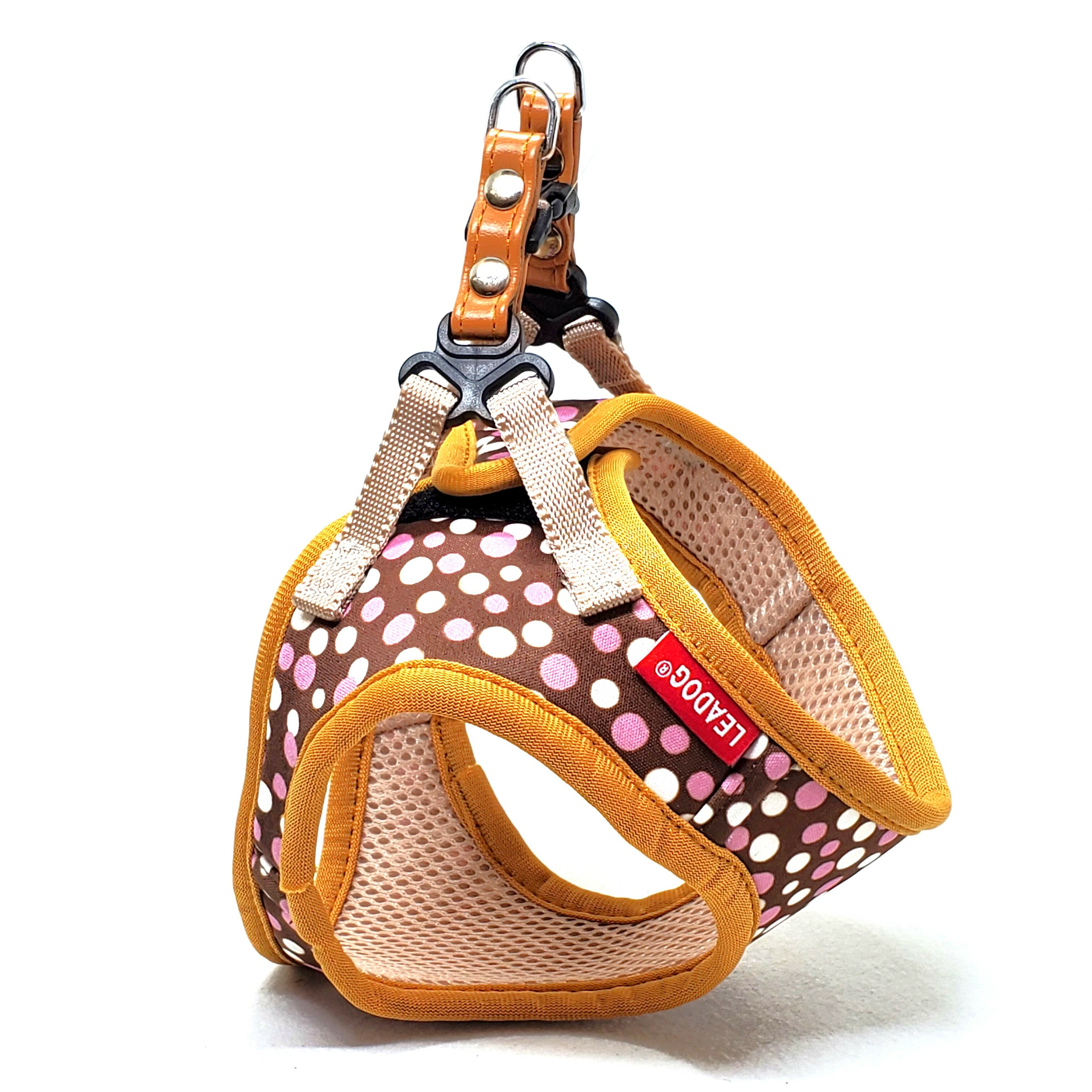 LEADOG水玉ソフトハーネスSブラウン [trmt]