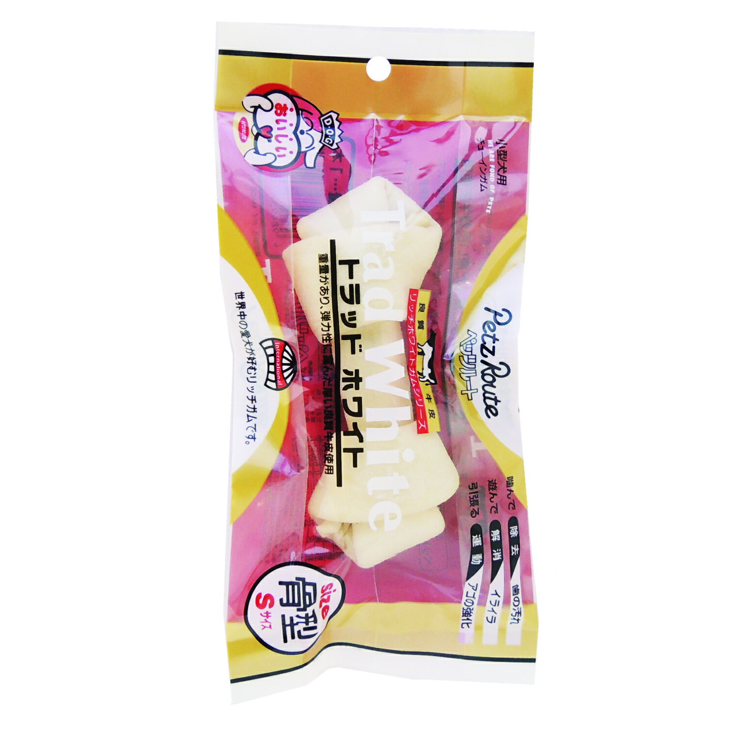 トラッドホワイトガムトラッドホワイトガム骨型S [trmt]