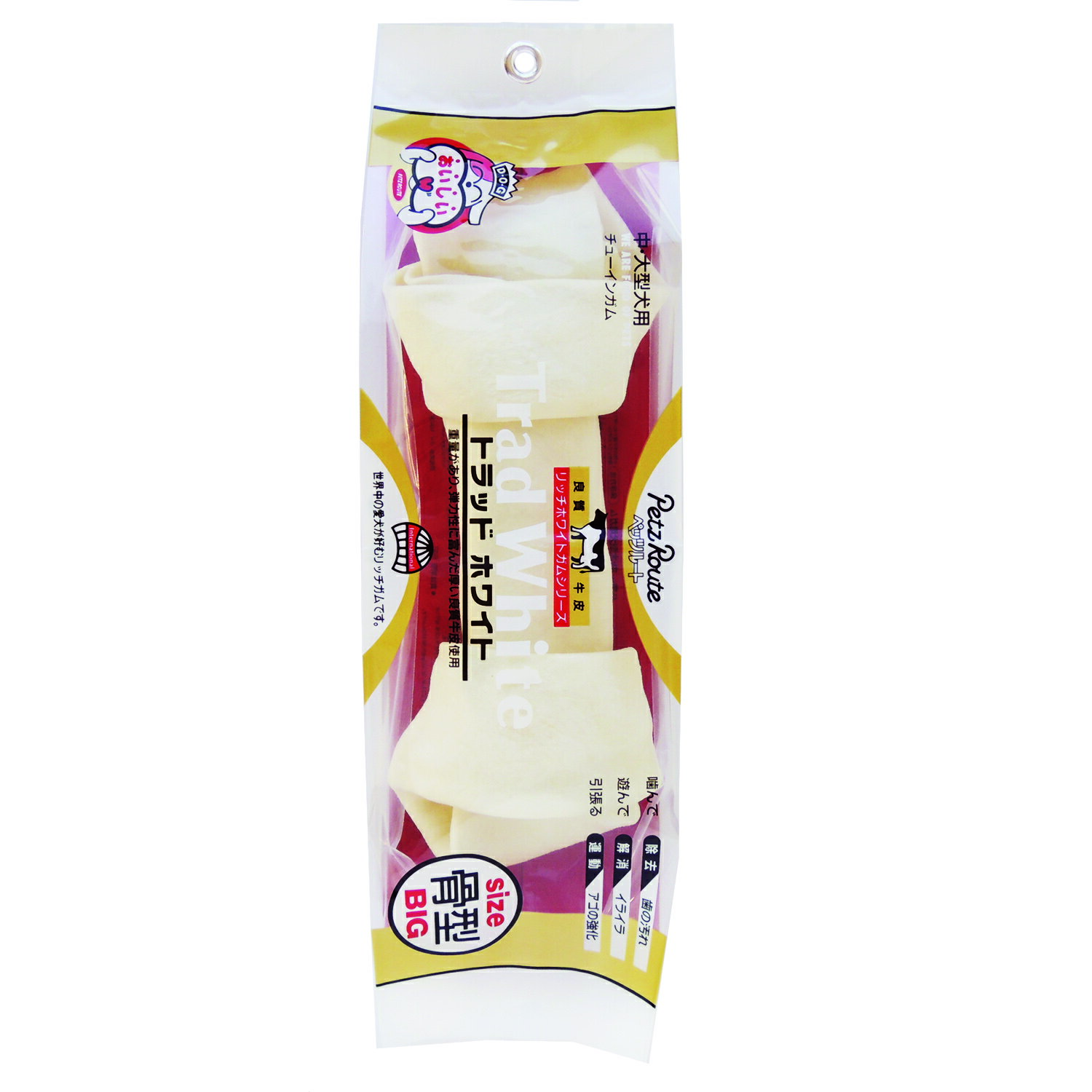 トラッドホワイトガムトラッドホワイトガム骨型BIG [trmt]