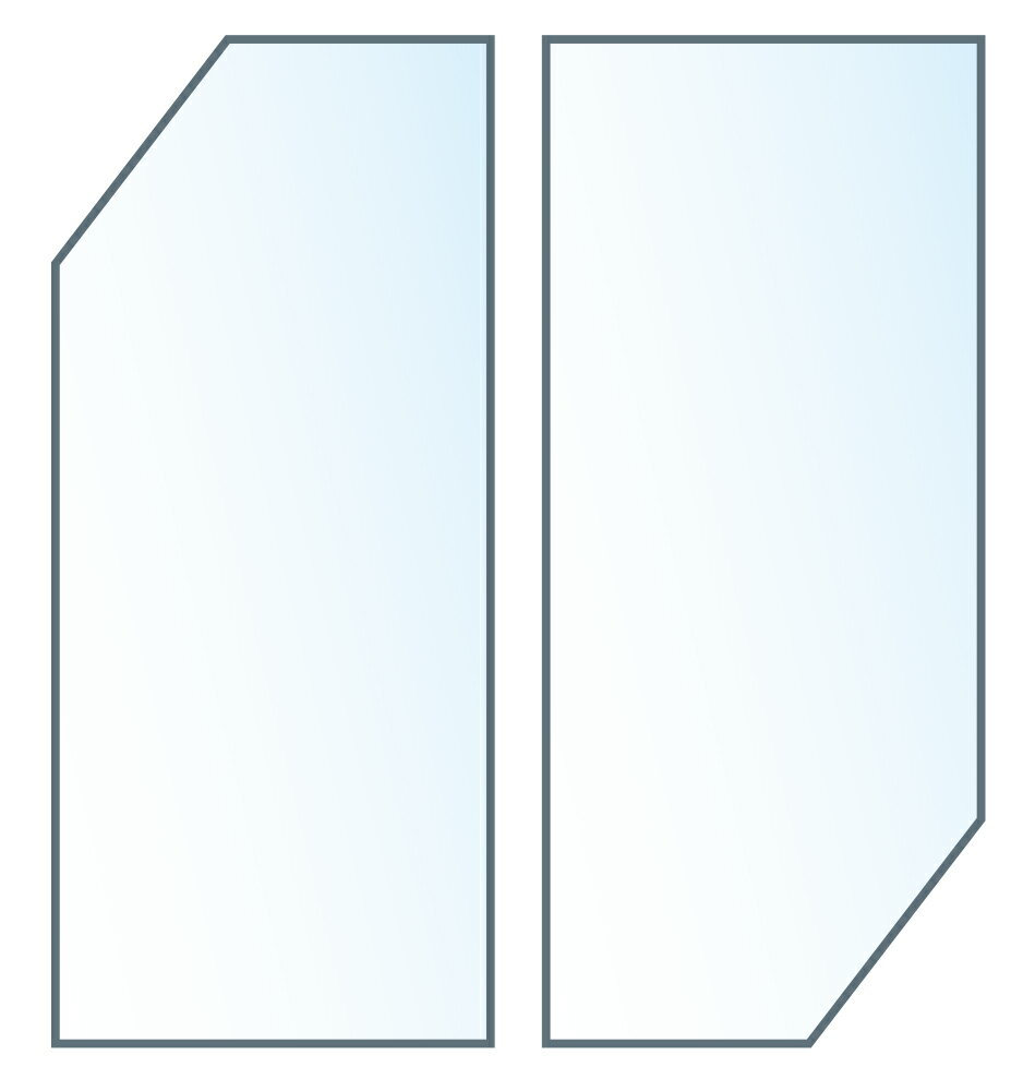 ジェックスガラスフタ90-F2枚組 [trmt]