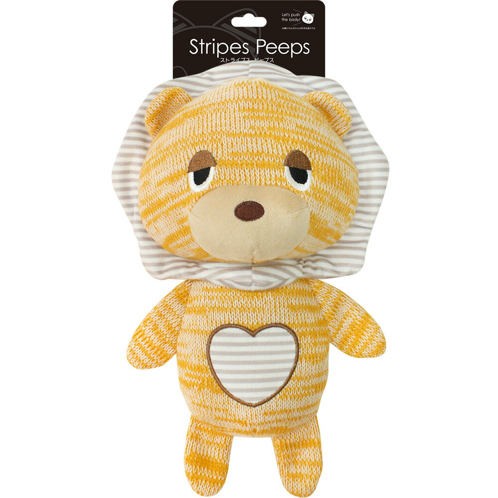 [商品サイズ(mm)]210×135×350[単品重量(g)]130 [原材料]ポリエステル、EVA[商品説明]ストライプス柄のかわいいぬいぐるみです。お腹に笛入りで噛むと音がなります。[使用方法・給与方法]・ワンちゃん用おもちゃです。・ワ...