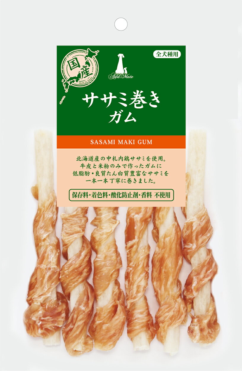 Rakuten - Add.Mete素材トリーツササミ巻きガム6本入 [trmt]