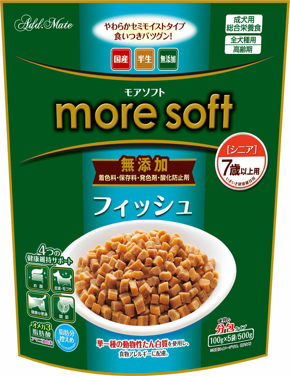 Rakuten - Add.Metemoresoftフィッシュシニア500g [trmt]