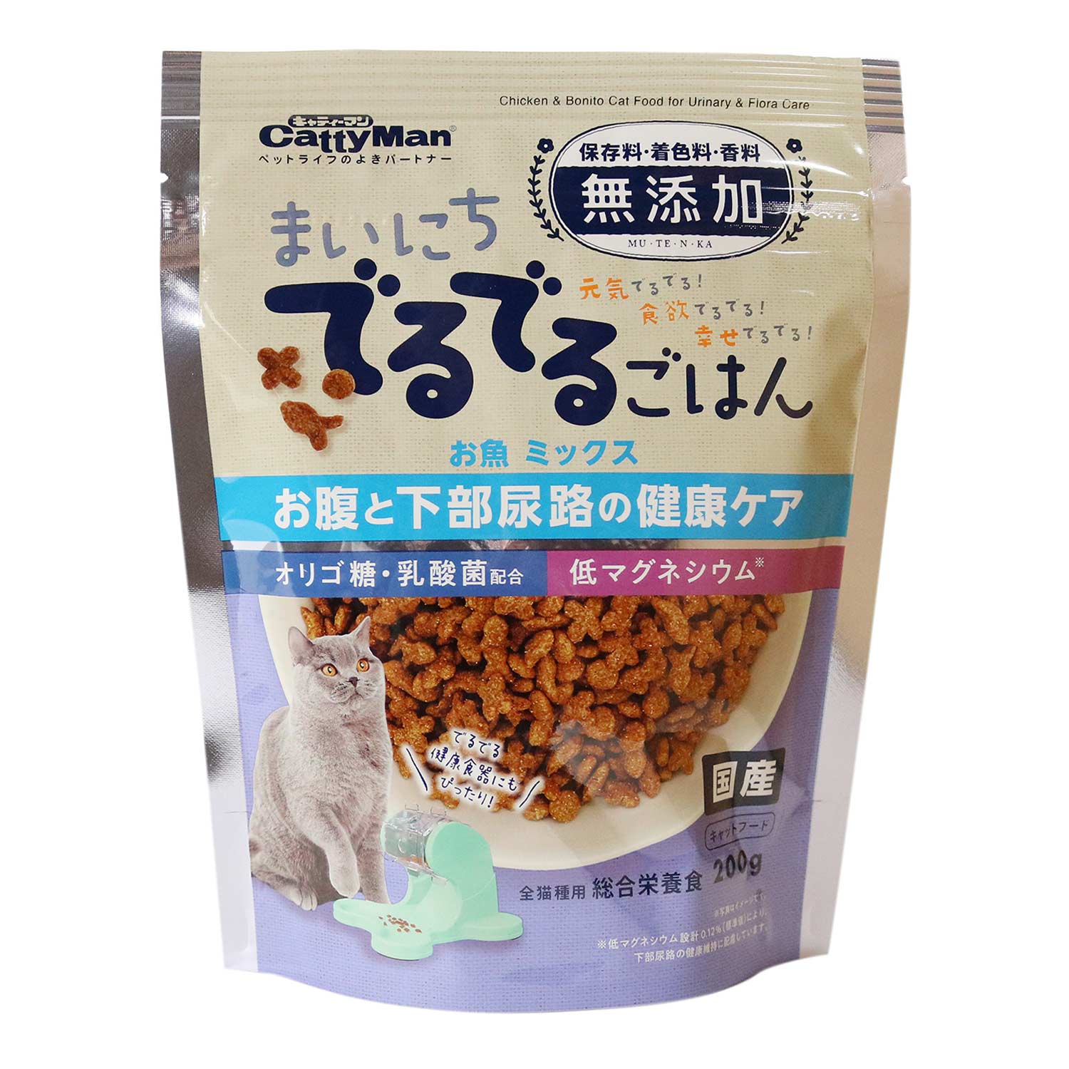 Rakuten - キャティーマンまいにちでるでるごはんお腹と下部尿路の健康ケア200g [trmt]