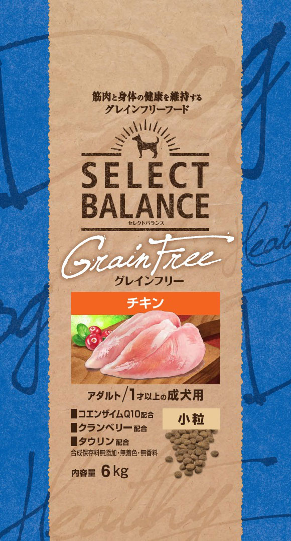 Rakuten - セレクトバランスグレインフリーアダルトチキン小粒1才以上の成犬用6kg [trmt]