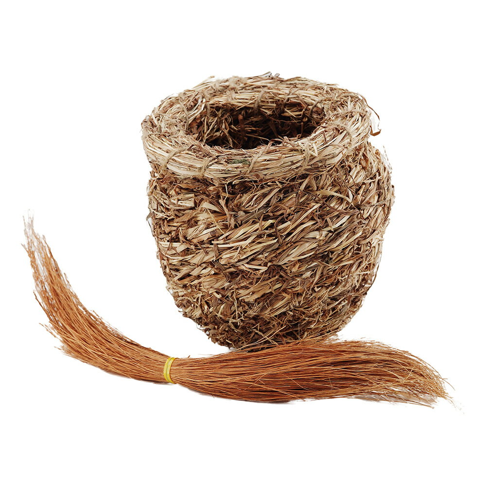 エクセル小鳥のワラ巣つぼ巣（巣草入り）大 [trmt]