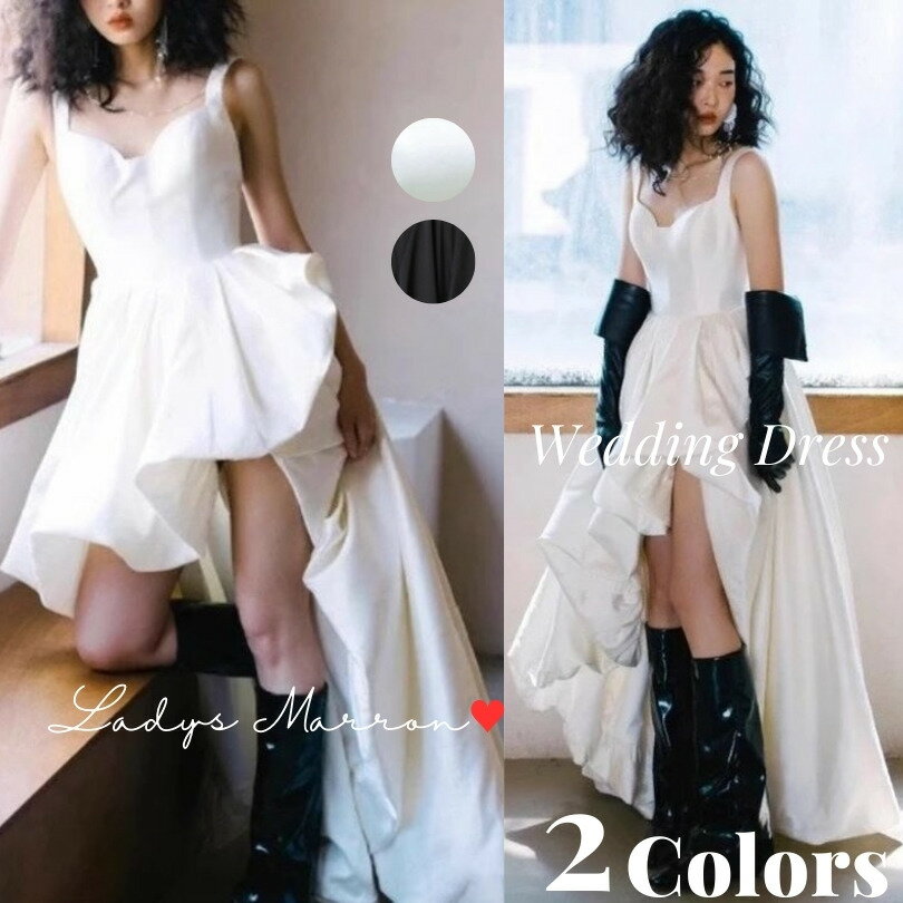 ウェディングドレス ミニ ミニ丈 韓国 ショート丈 ウエディングドレス ミニドレス 白 ミニウェディングドレス フィッシュテール 白ドレス 白 前撮りドレス 結婚式 二次会ドレス 花嫁 白いドレス ミニスカ キャミドレス フォトウェディング ビスチェ風 春 夏 秋 冬 可愛い