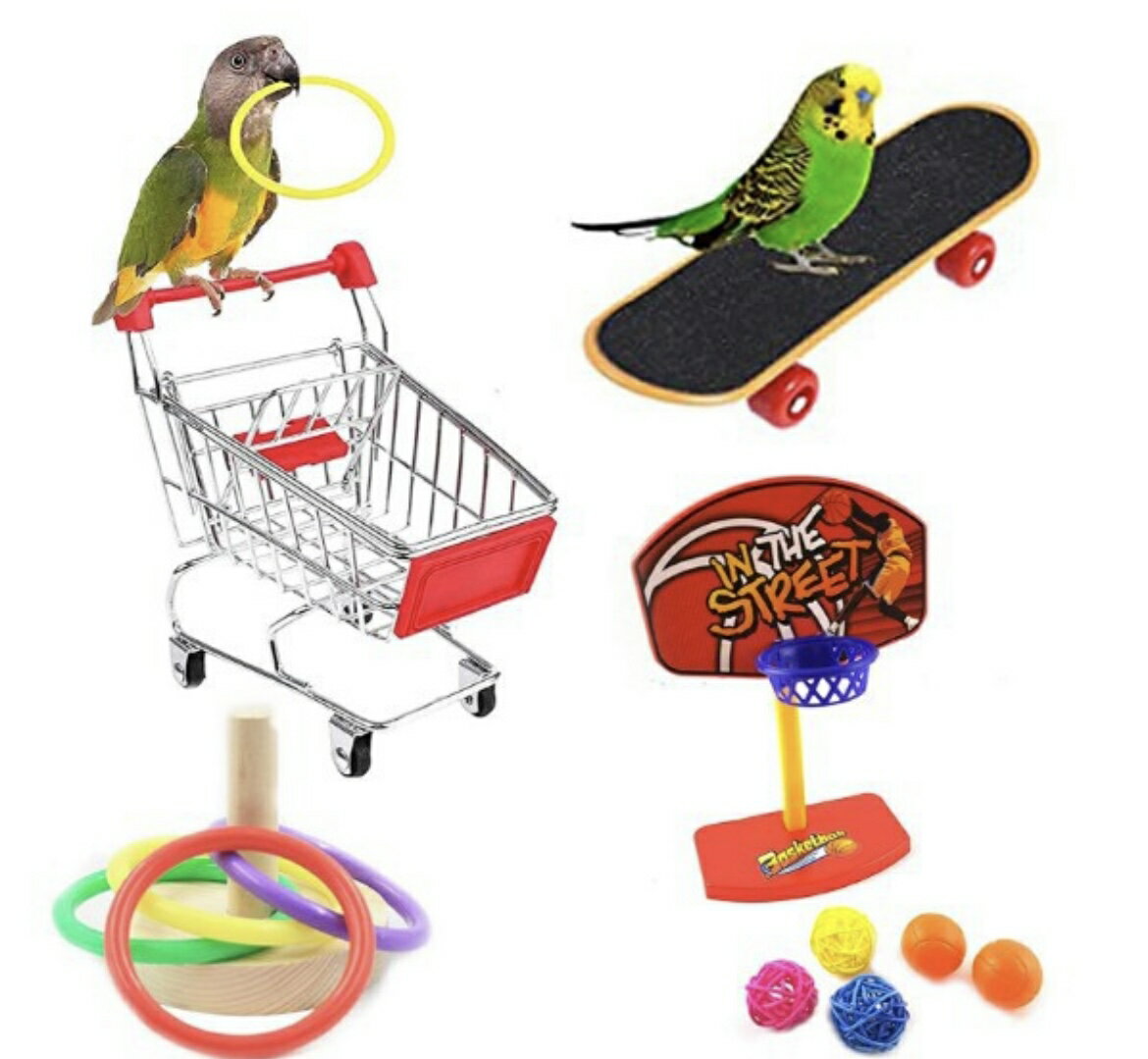 鳥用品鳥用おもちゃ天然木小型のインコおもちゃセキセイインコ鳥グッズ　噛むおもちゃストレス解消知能開発