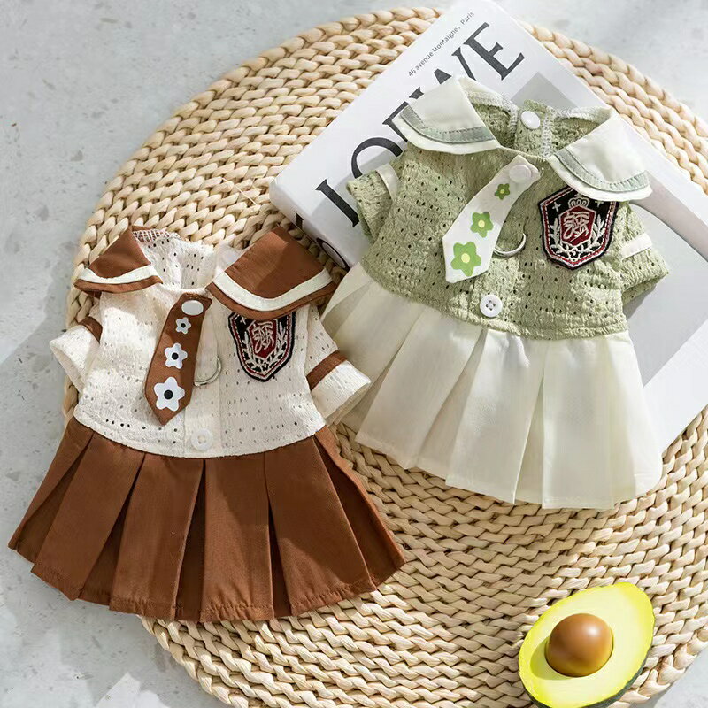 犬の服犬服猫用服スカートワンピース涼服夏服秋服SMLXL 中型犬服小型犬服トイプードルダックスフンドダックスフンドマルチーズ柴犬