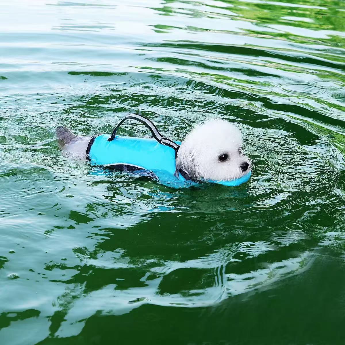 犬用ライフジャケット　水泳用ライフジャケット　中型犬用ライフジャケット　大型...