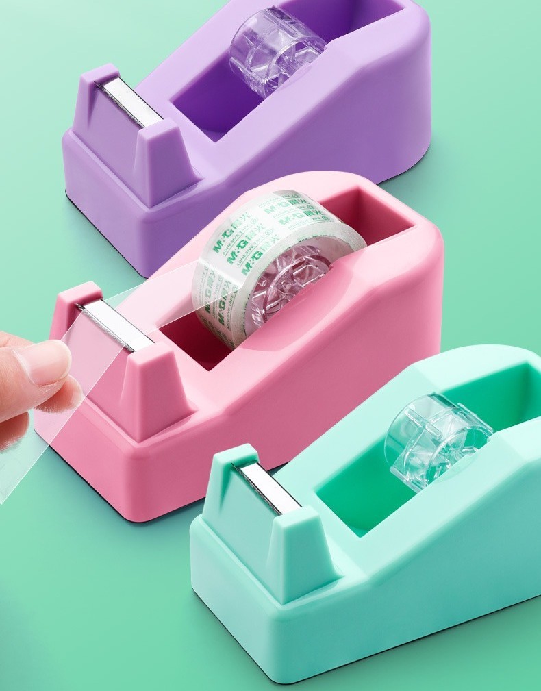 テープカッター テープホルダー ステーショナリ用品 文房具 ミニ コンパクト 小型 ...