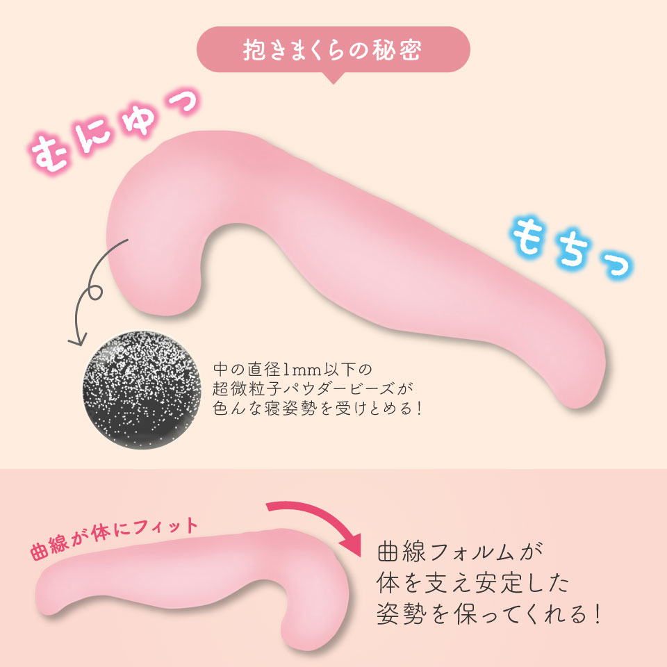 【あす楽】抱き枕 MOGU(モグ)気持ちいい抱...の紹介画像3