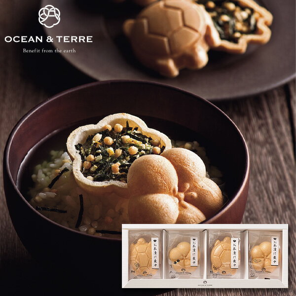 OCEAN&TERRE オーシャンテール お茶漬け最中セットA ギフトセット☆食べ物 もなか 詰め合わせ 鯛 梅 鮭 たらこ 誕生日 出産内祝い 結婚内祝い 出産祝い 結婚祝い 引き出物 御祝 お返し 香典返し 快気祝い お供え プレゼント 父の日 御中元 お中元