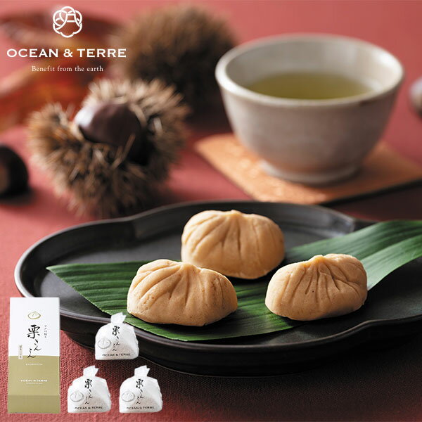 OCEAN&TERRE オーシャンテール 中津川銘菓 栗きんとん3個 ギフトセット☆食べ物 詰め合わせ 誕生日 出産内祝い 結婚内祝い 出産祝い 結婚祝い 引き...