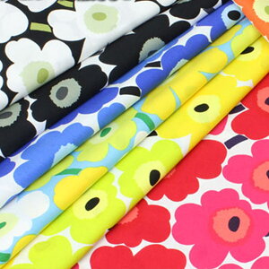 マリメッコmarimekkoミニウニッコ ハーフ&ハーフ おためしサイズカットクロスギフト☆マリメッコ 北欧生地 北欧ファブリック 布 MINI UNIKKO 花柄 バレンタイン 記念品 プレゼント