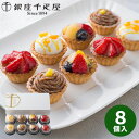 【直送】 銀座 千疋屋 銀座プチフルーツタルト 8個入 PGS-327【送料無料】ギフトセット 誕生日 ギフト スイーツ 食べ物 洋菓子 個包装 詰め合わせ 出産内祝い 結婚内祝い お祝い お返し 香典返し 快気祝い 内祝い プレゼント 2025 夏ギフト ケーキ お菓子 お土産